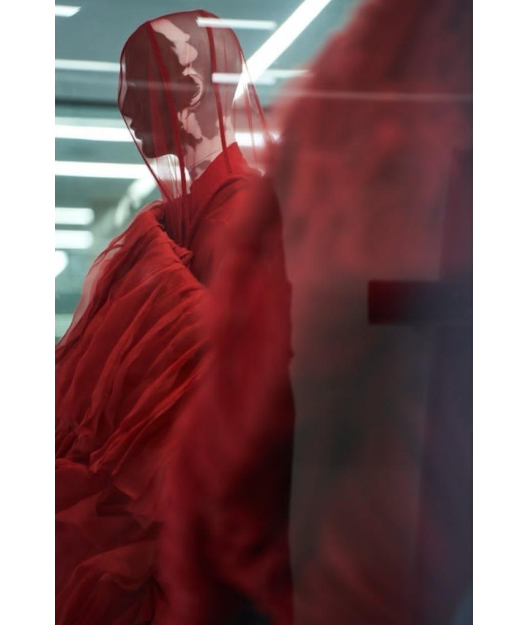 RICK OWENS Красный капюшон, фото 4