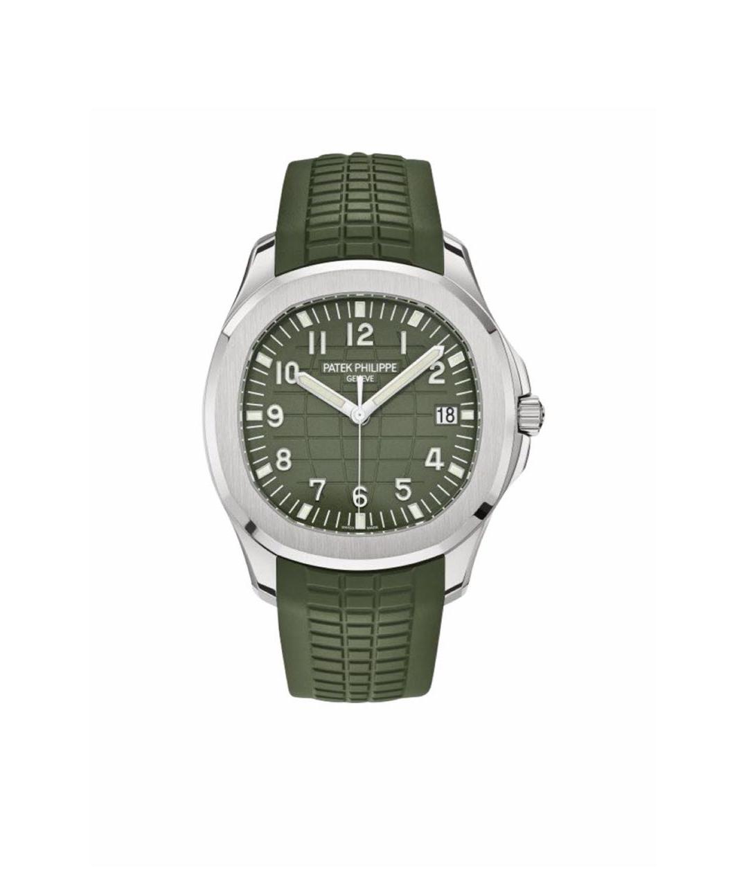 PATEK PHILIPPE Зеленые часы из белого золота, фото 1