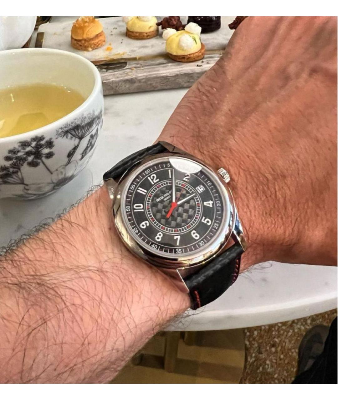 PATEK PHILIPPE Черные часы из белого золота, фото 7