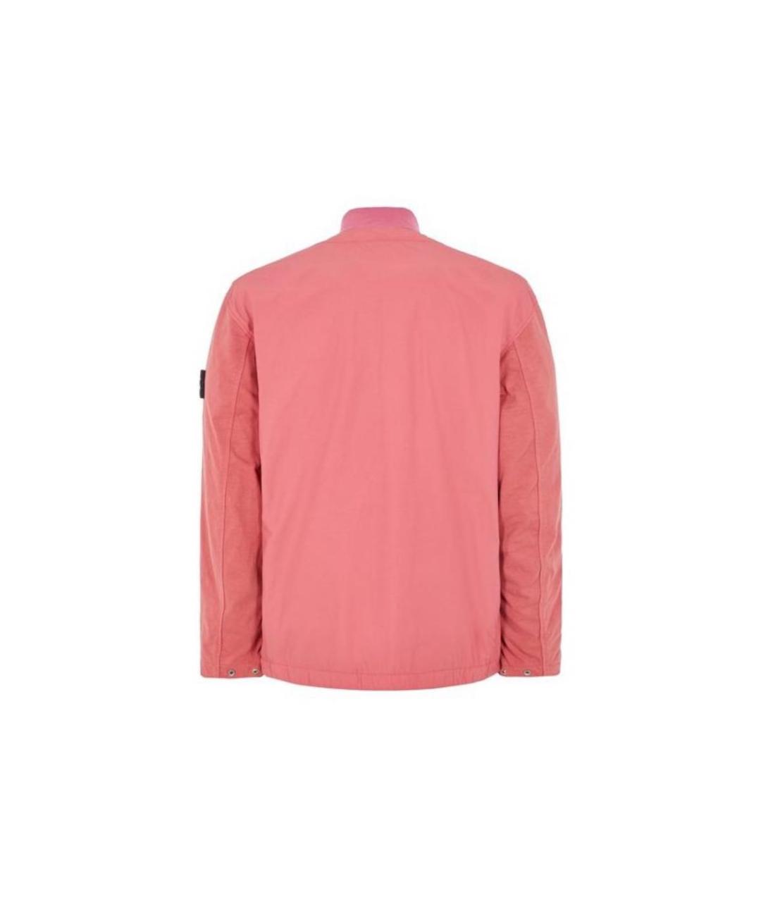 STONE ISLAND Розовая хлопковая куртка, фото 2