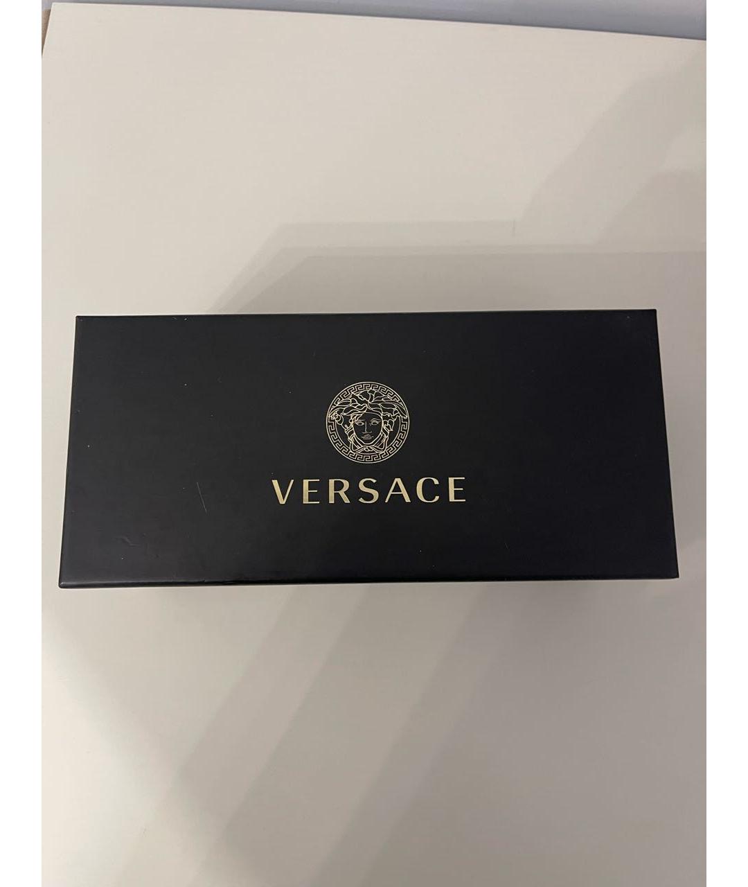 VERSACE Белые пластиковые солнцезащитные очки, фото 4