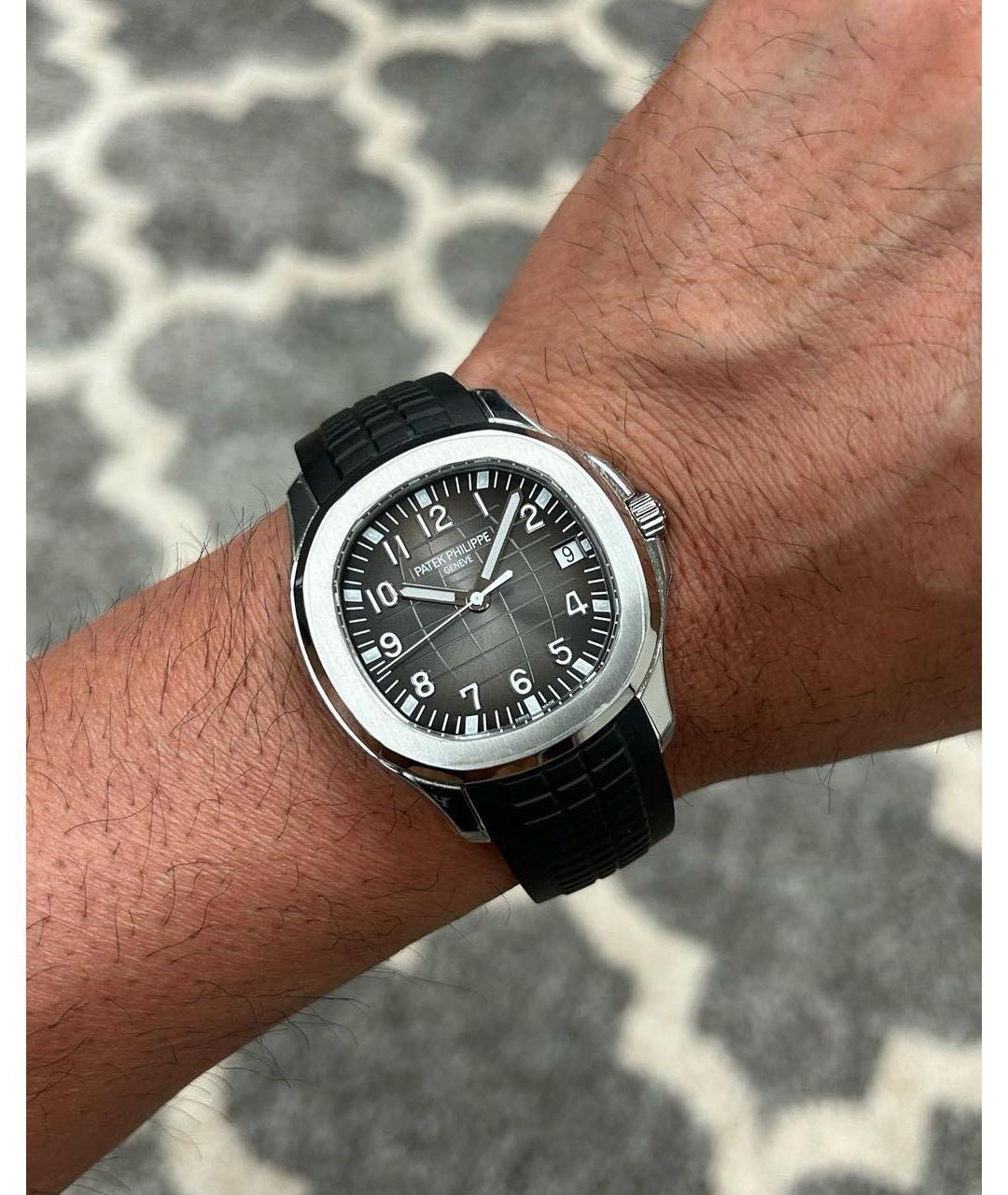 PATEK PHILIPPE Черные часы из белого золота, фото 7