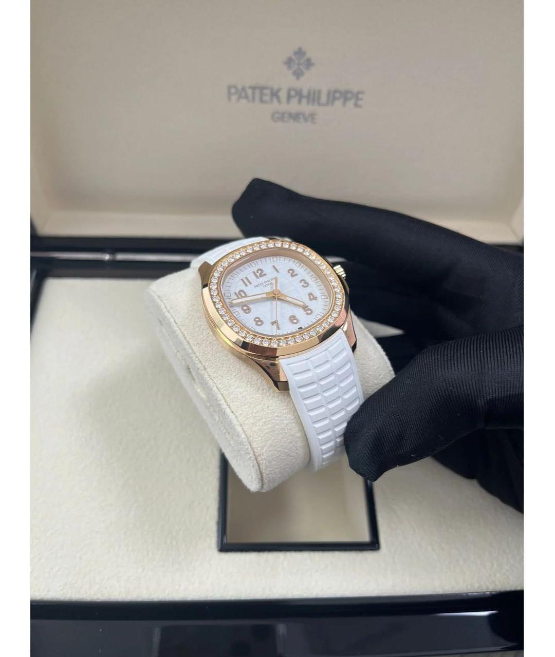 PATEK PHILIPPE Белые часы из розового золота, фото 3