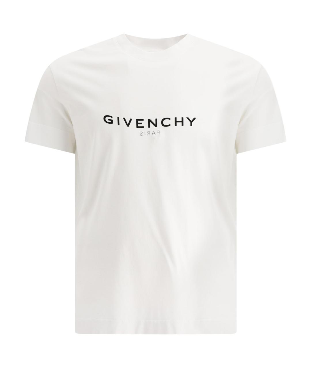 GIVENCHY Белая хлопковая футболка, фото 1