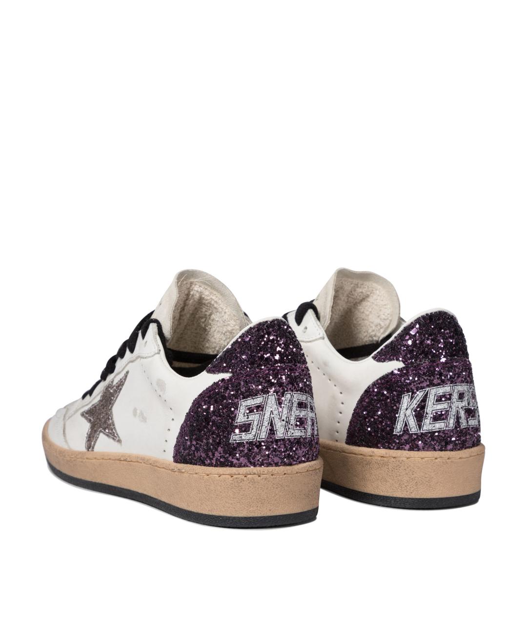 GOLDEN GOOSE DELUXE BRAND Белые кожаные кеды, фото 4