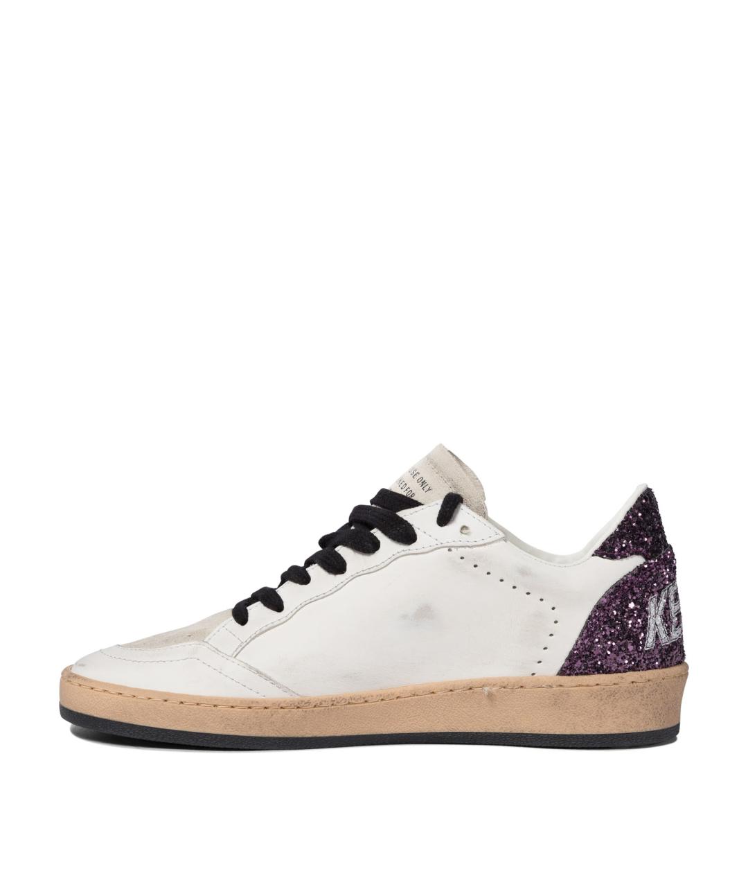 GOLDEN GOOSE DELUXE BRAND Белые кожаные кеды, фото 3
