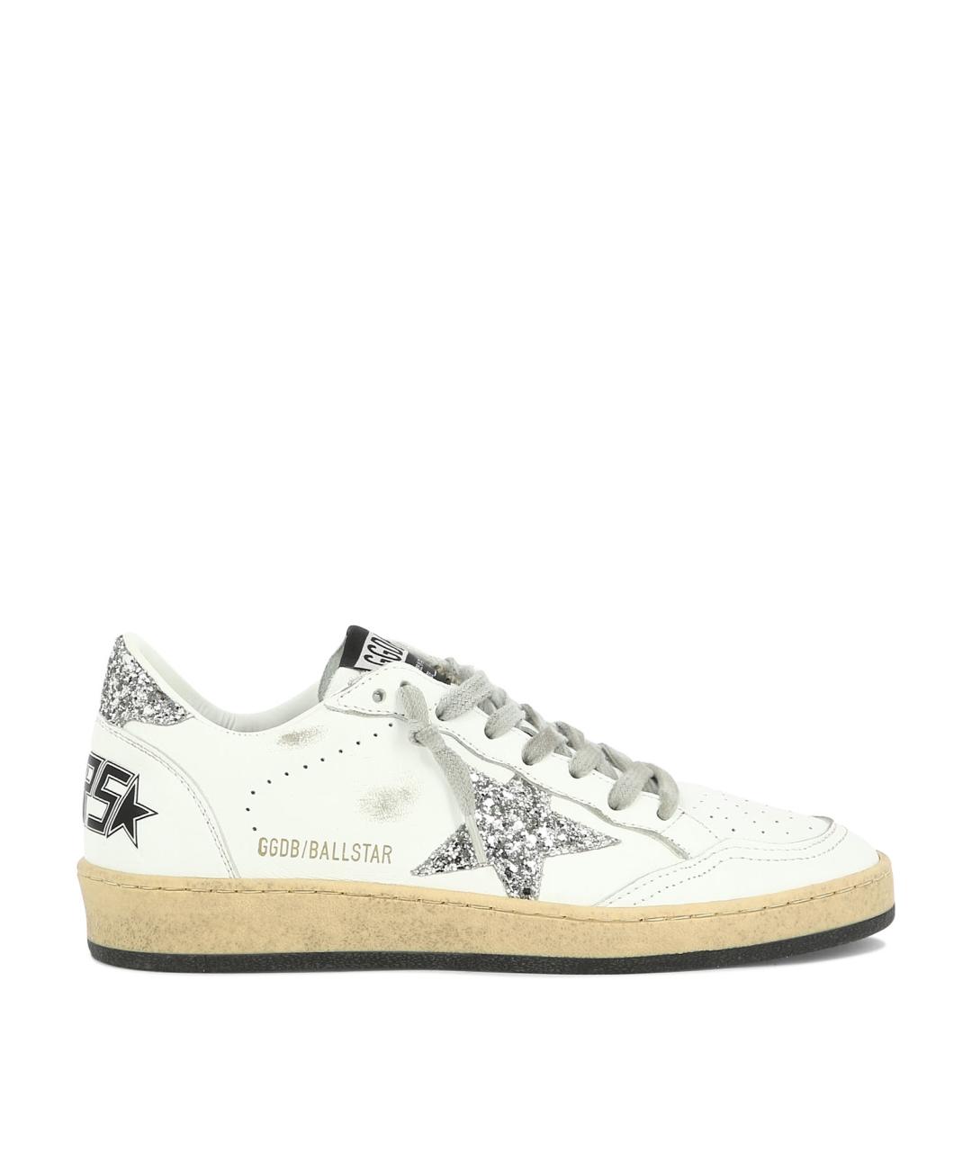 GOLDEN GOOSE DELUXE BRAND Белые кожаные кеды, фото 1