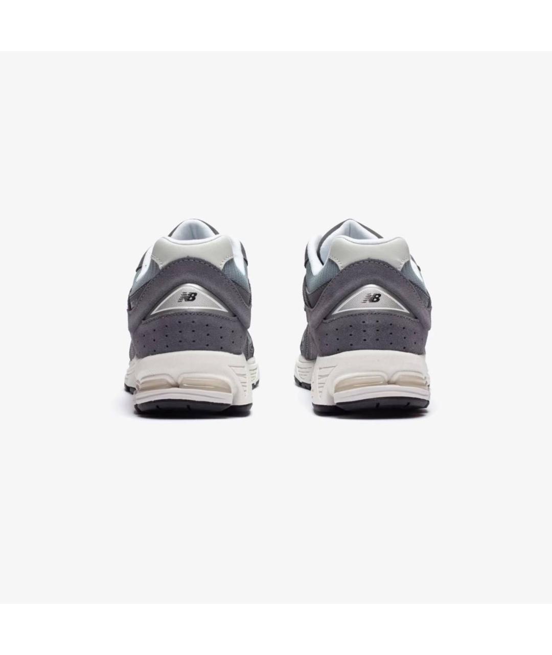 NEW BALANCE Серые замшевые низкие кроссовки / кеды, фото 4