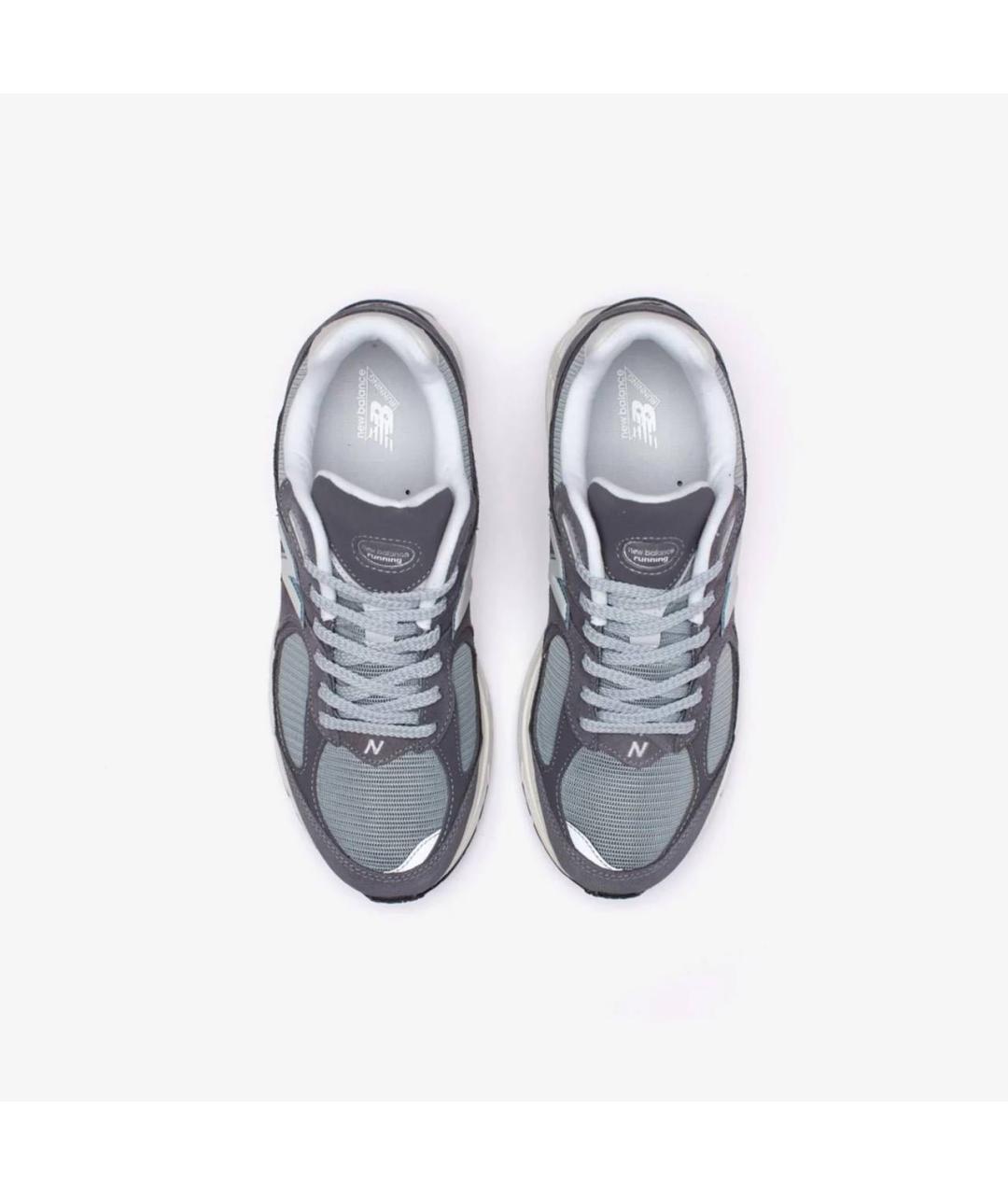 NEW BALANCE Серые замшевые низкие кроссовки / кеды, фото 3