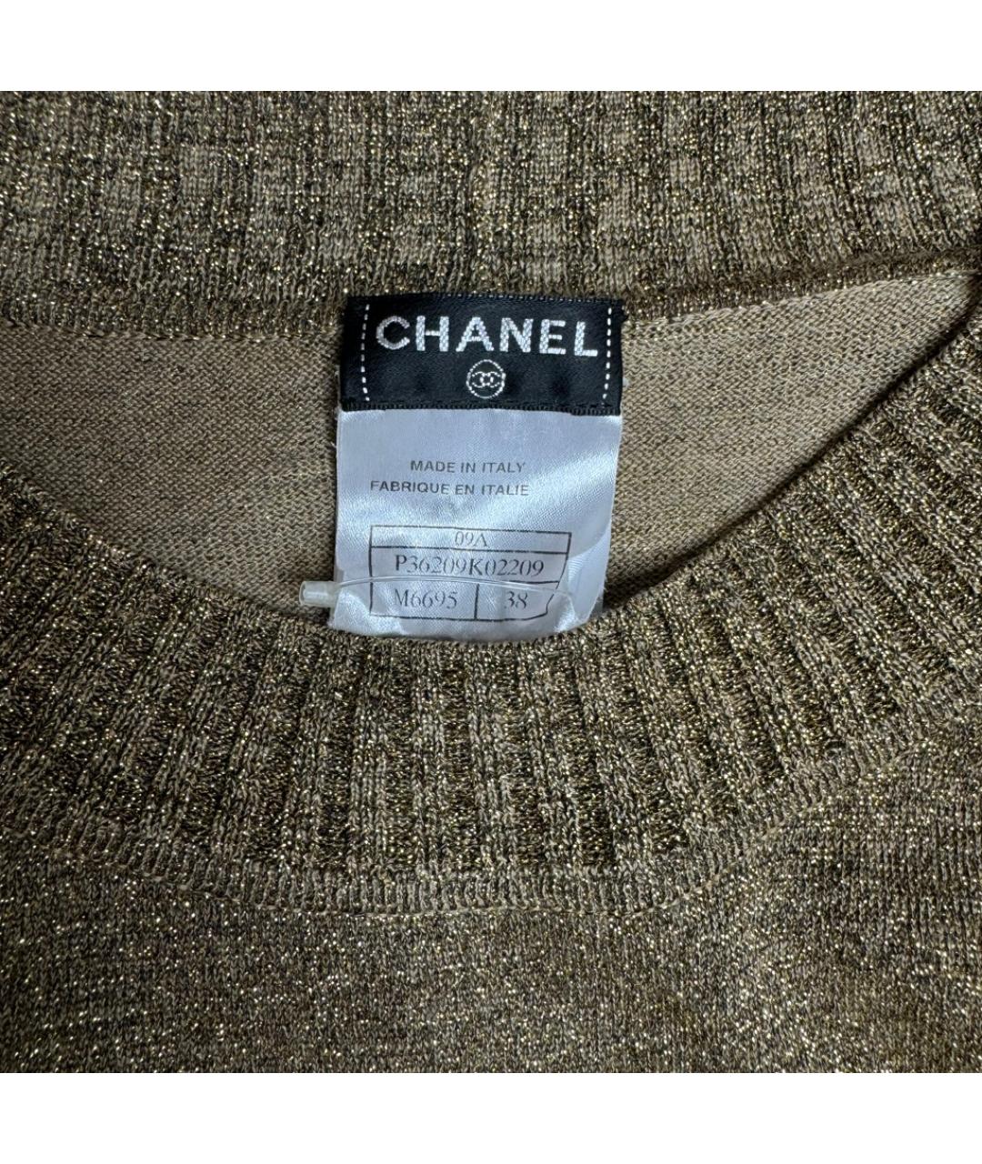 CHANEL Бежевое повседневное платье, фото 5