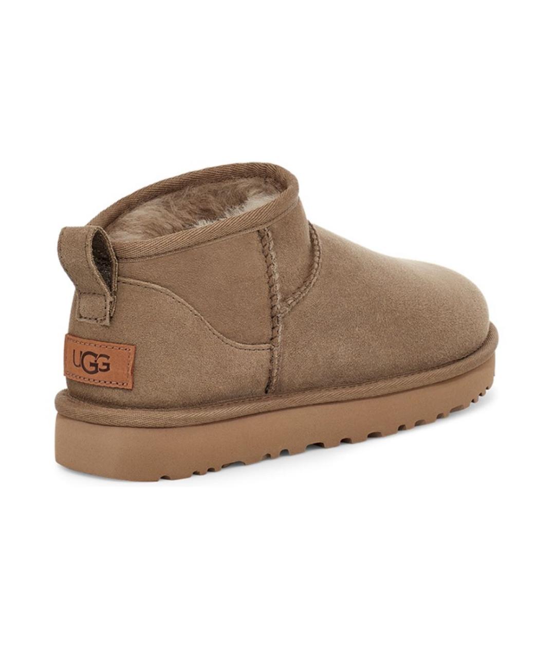 UGG AUSTRALIA Хаки замшевые ботинки, фото 4