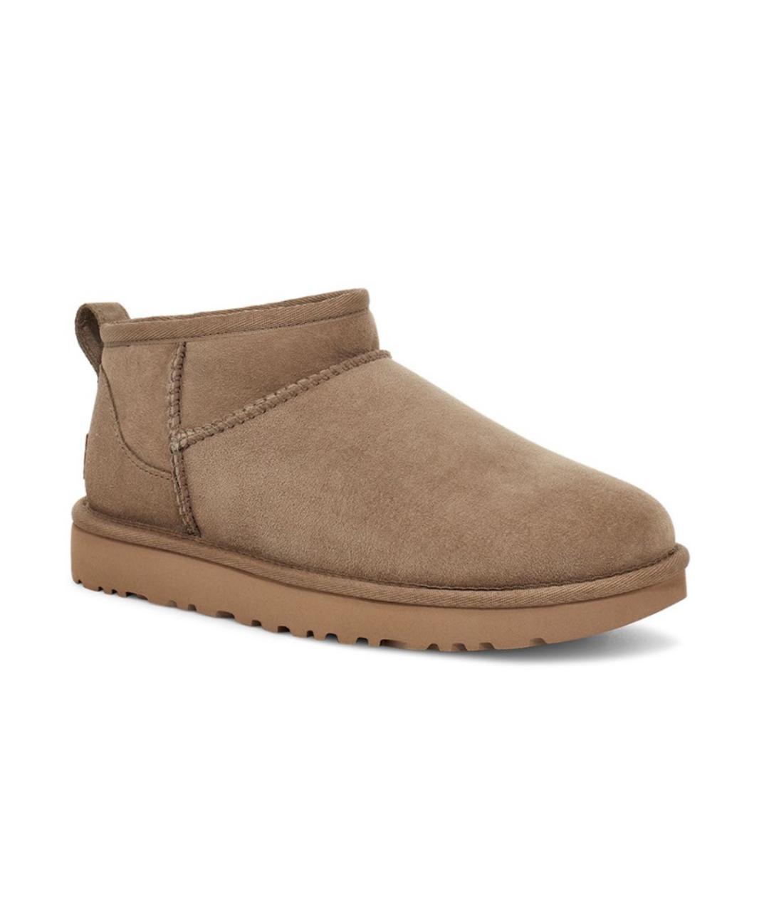 UGG AUSTRALIA Хаки замшевые ботинки, фото 2