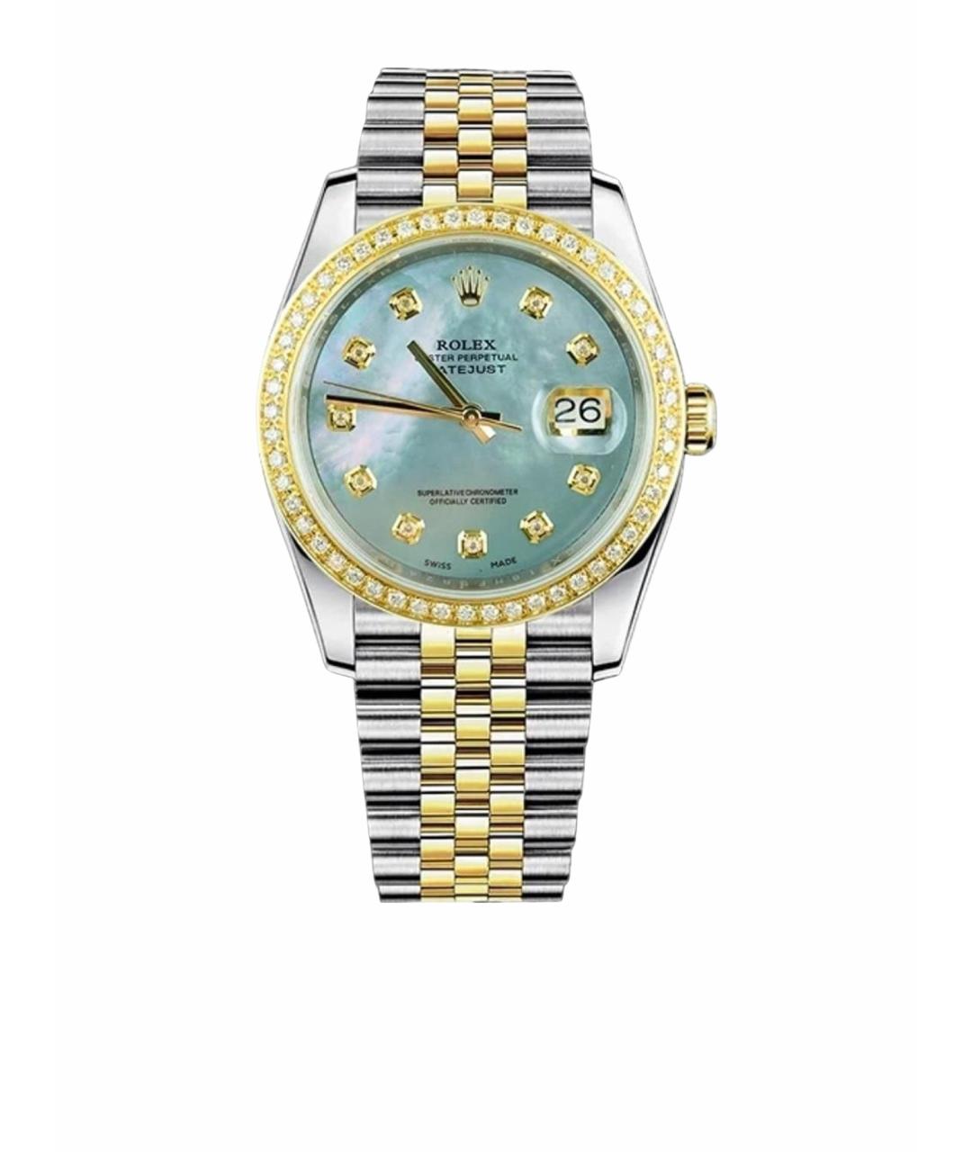 ROLEX Бирюзовые часы, фото 1