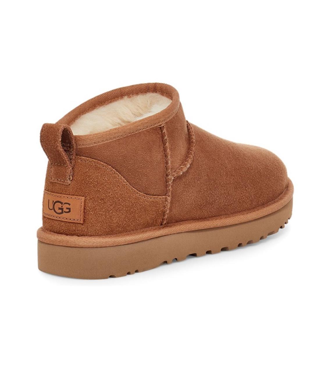 UGG AUSTRALIA Коричневые замшевые ботинки, фото 3