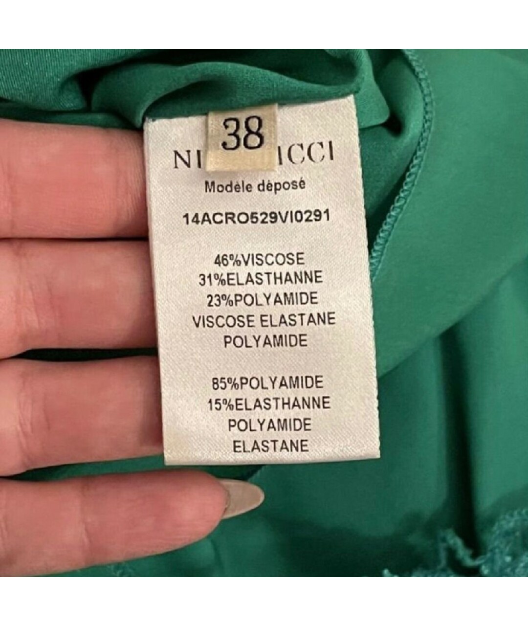 NINA RICCI Зеленые повседневное платье, фото 4