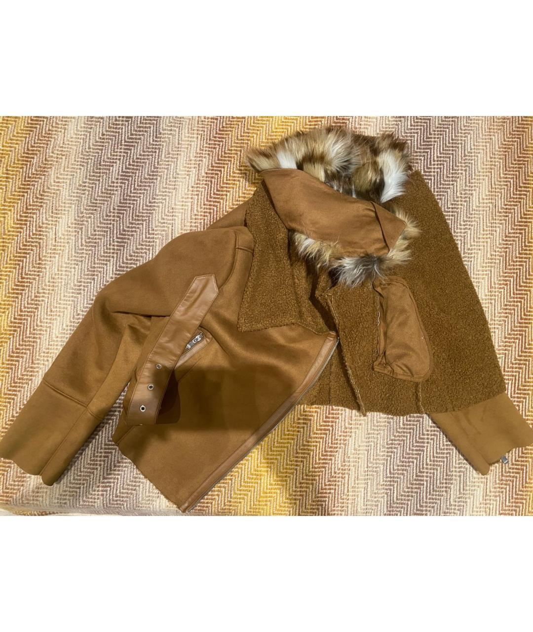 PINKO Коричневая куртка, фото 5