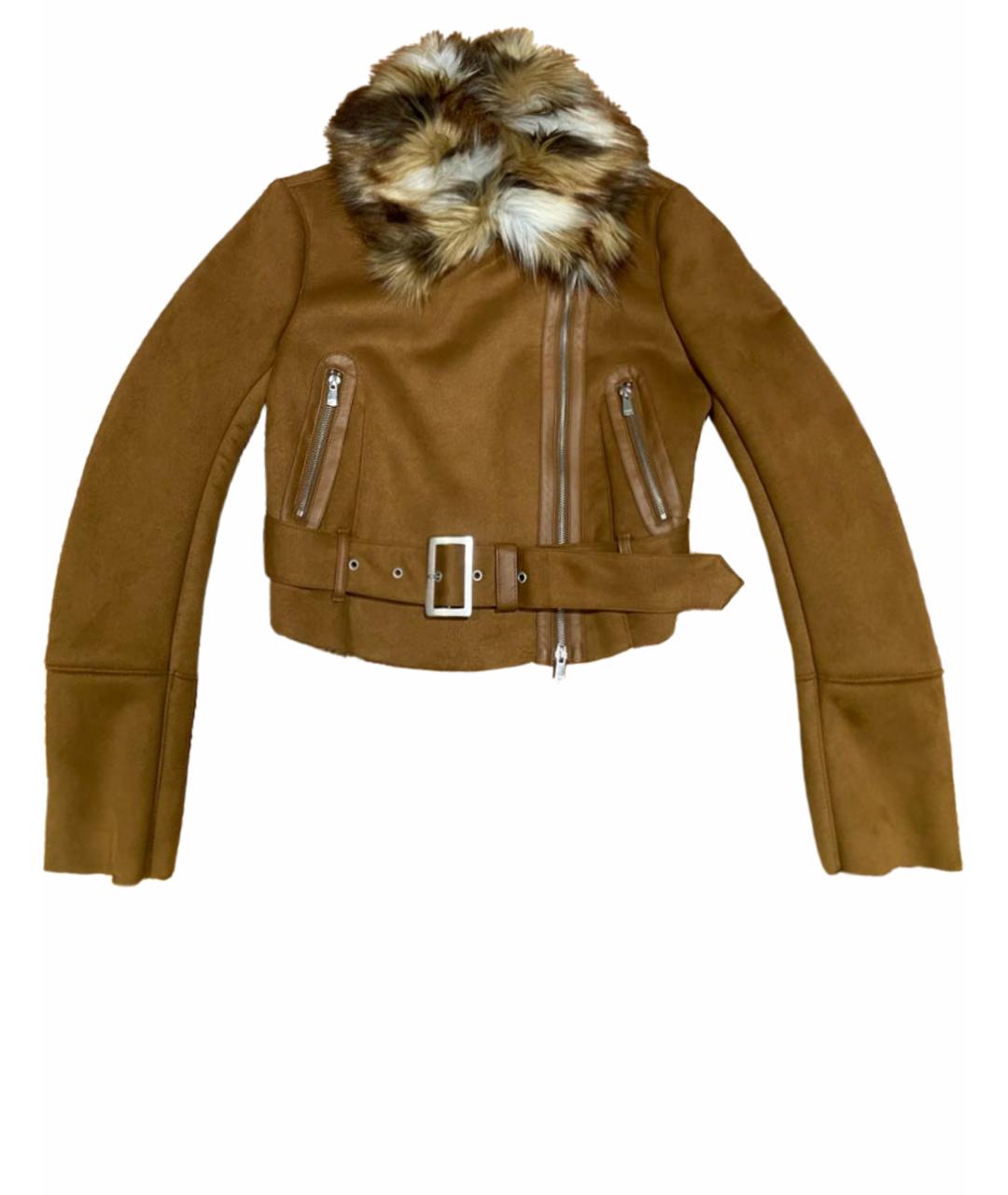 PINKO Коричневая куртка, фото 1