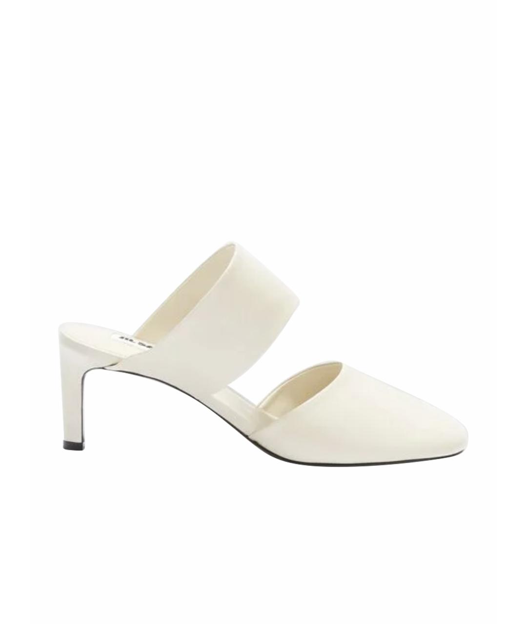 JIL SANDER Белые кожаные туфли, фото 1