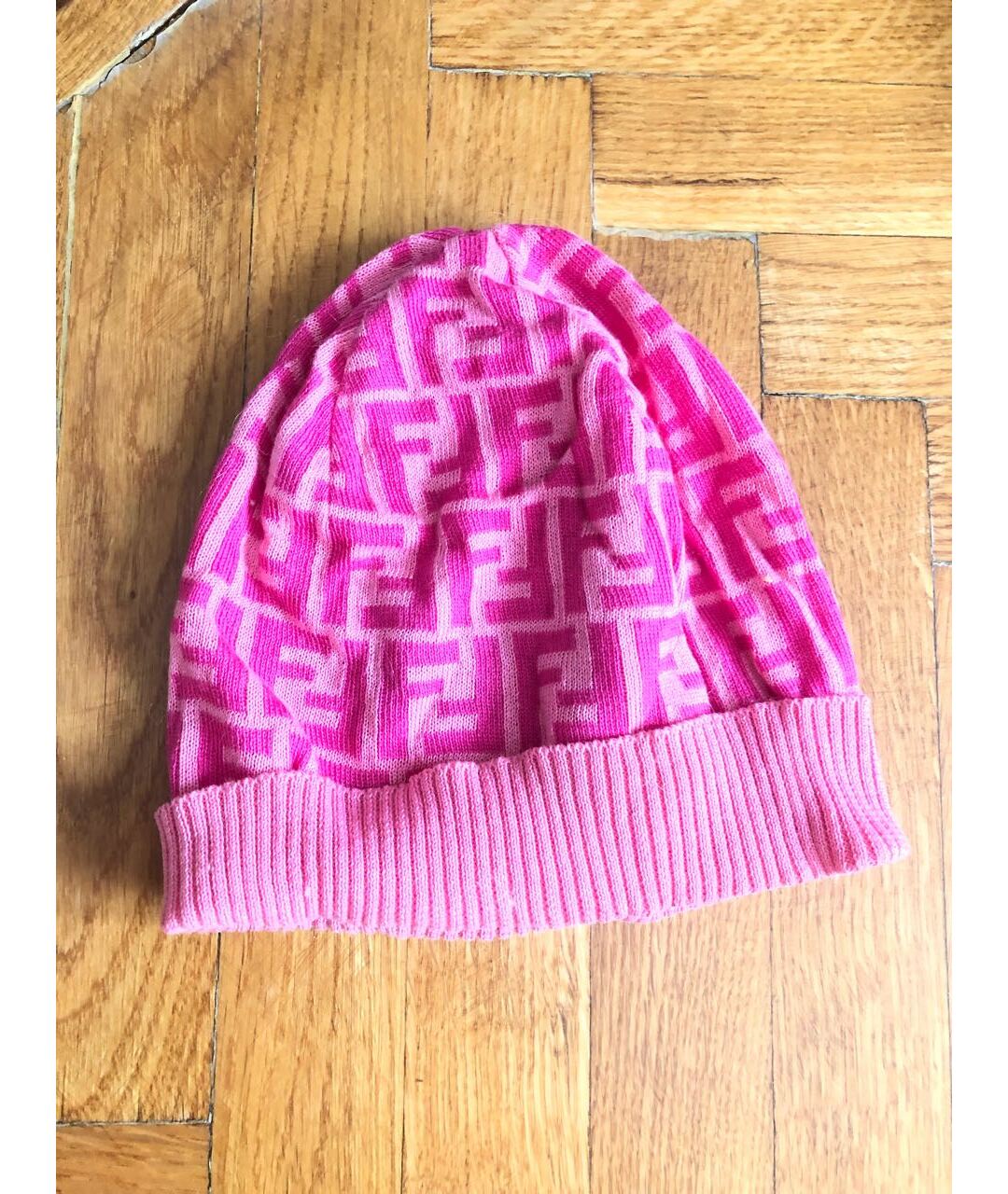 FENDI Розовая шапка, фото 5