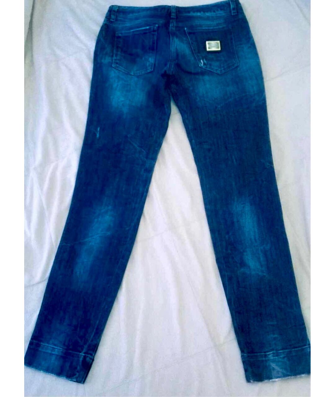 DOLCE&GABBANA Мульти хлопковые прямые джинсы, фото 2