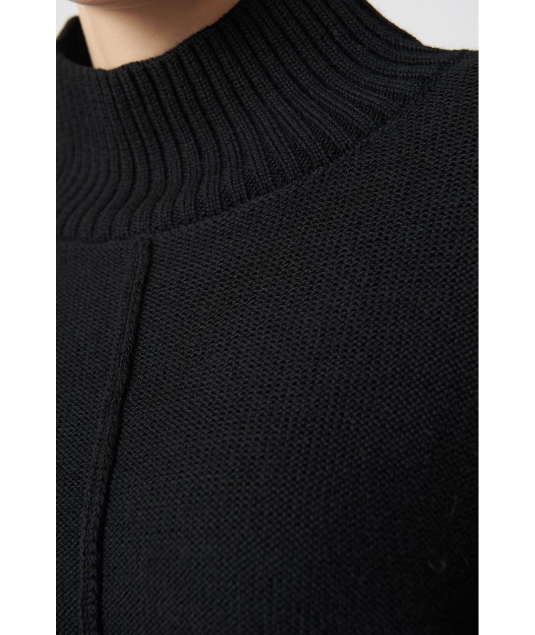 MM6 MAISON MARGIELA Черный шерстяной джемпер / свитер, фото 4