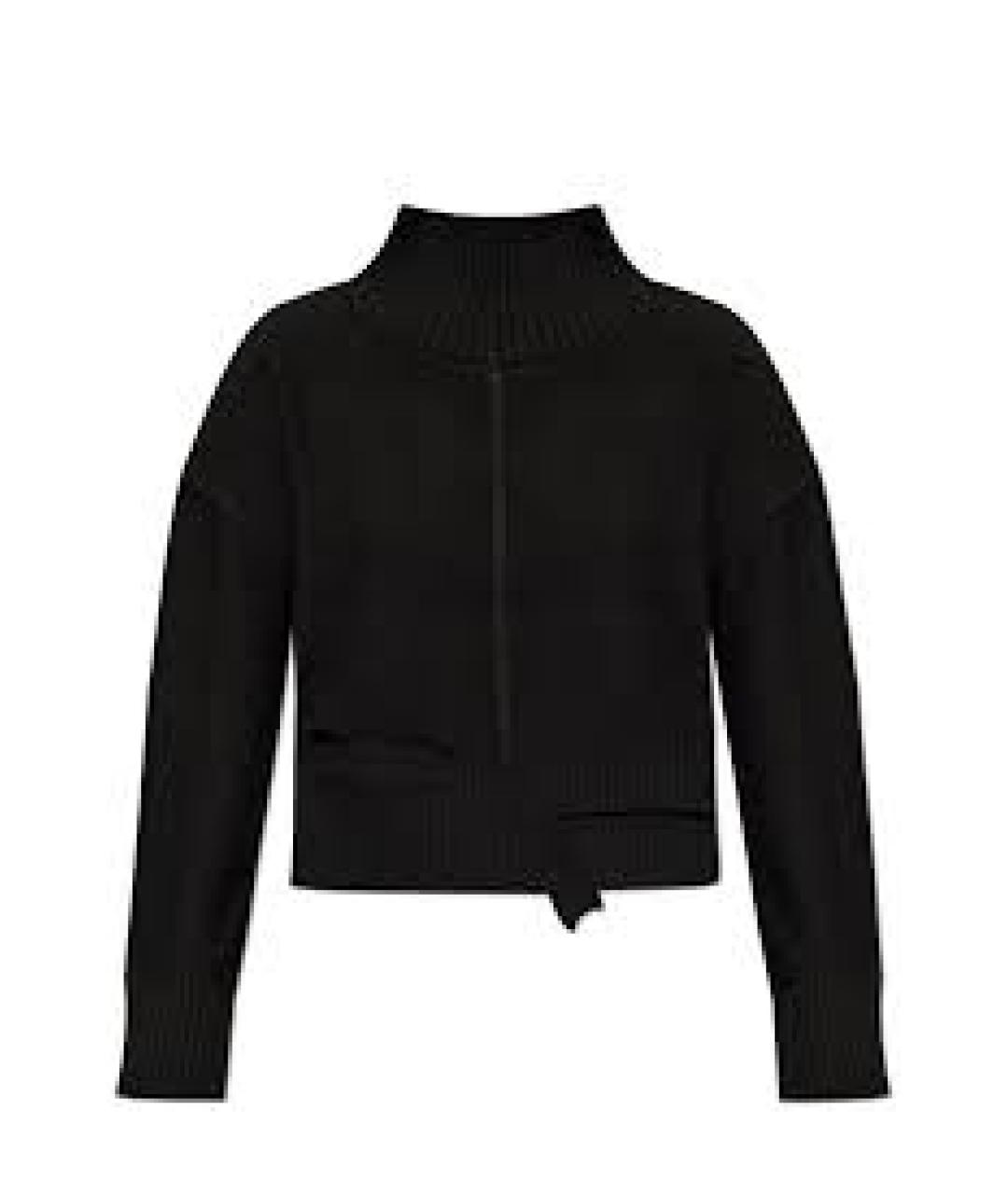 MM6 MAISON MARGIELA Черный шерстяной джемпер / свитер, фото 1
