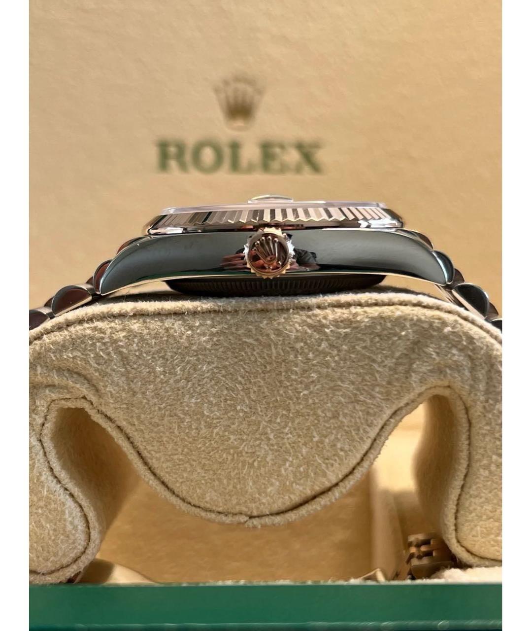 ROLEX Серебряные часы из розового золота, фото 5