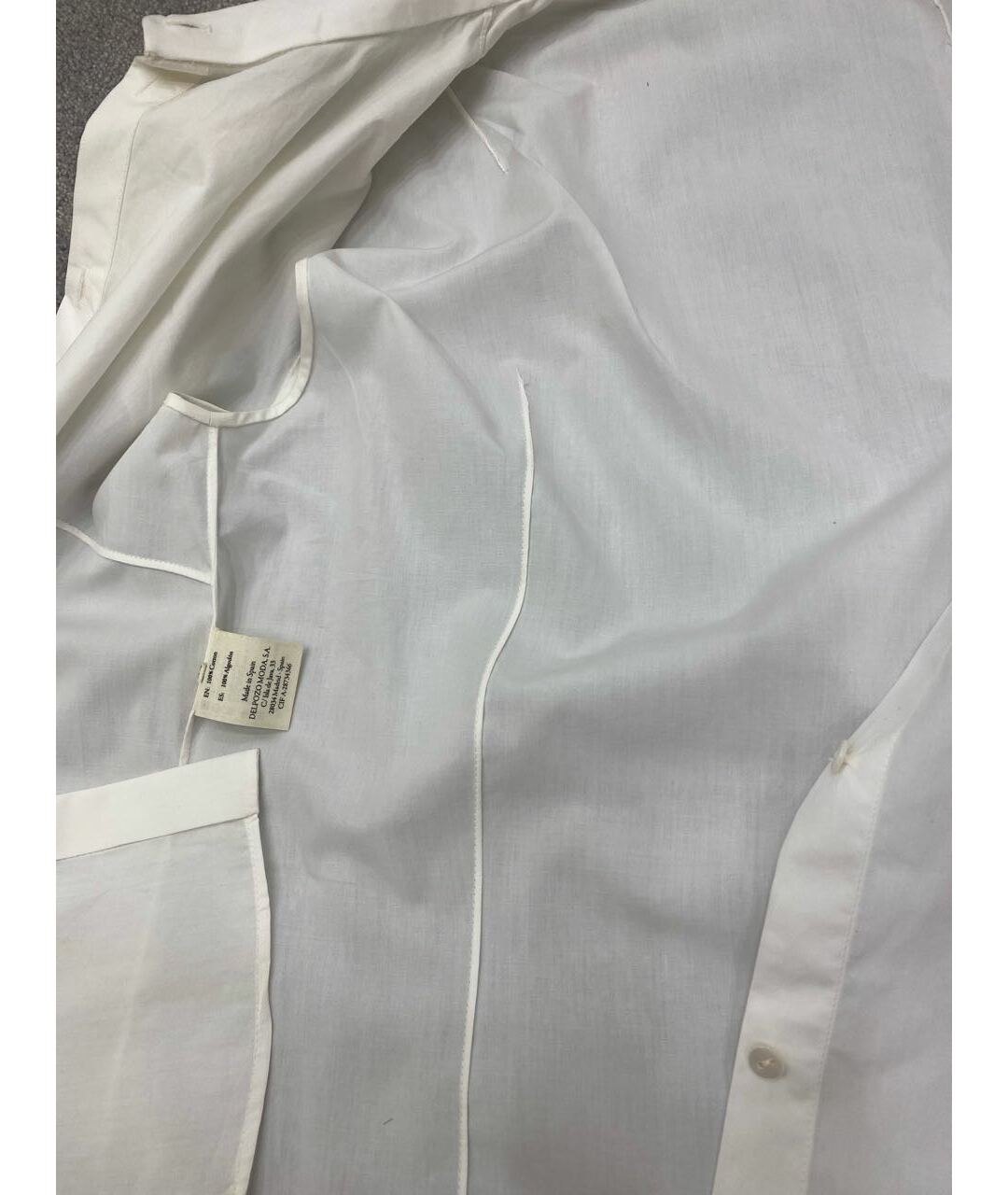 DELPOZO Белая хлопковая рубашка, фото 7