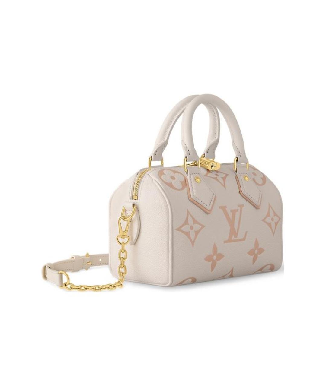 LOUIS VUITTON Белая кожаная сумка через плечо, фото 2