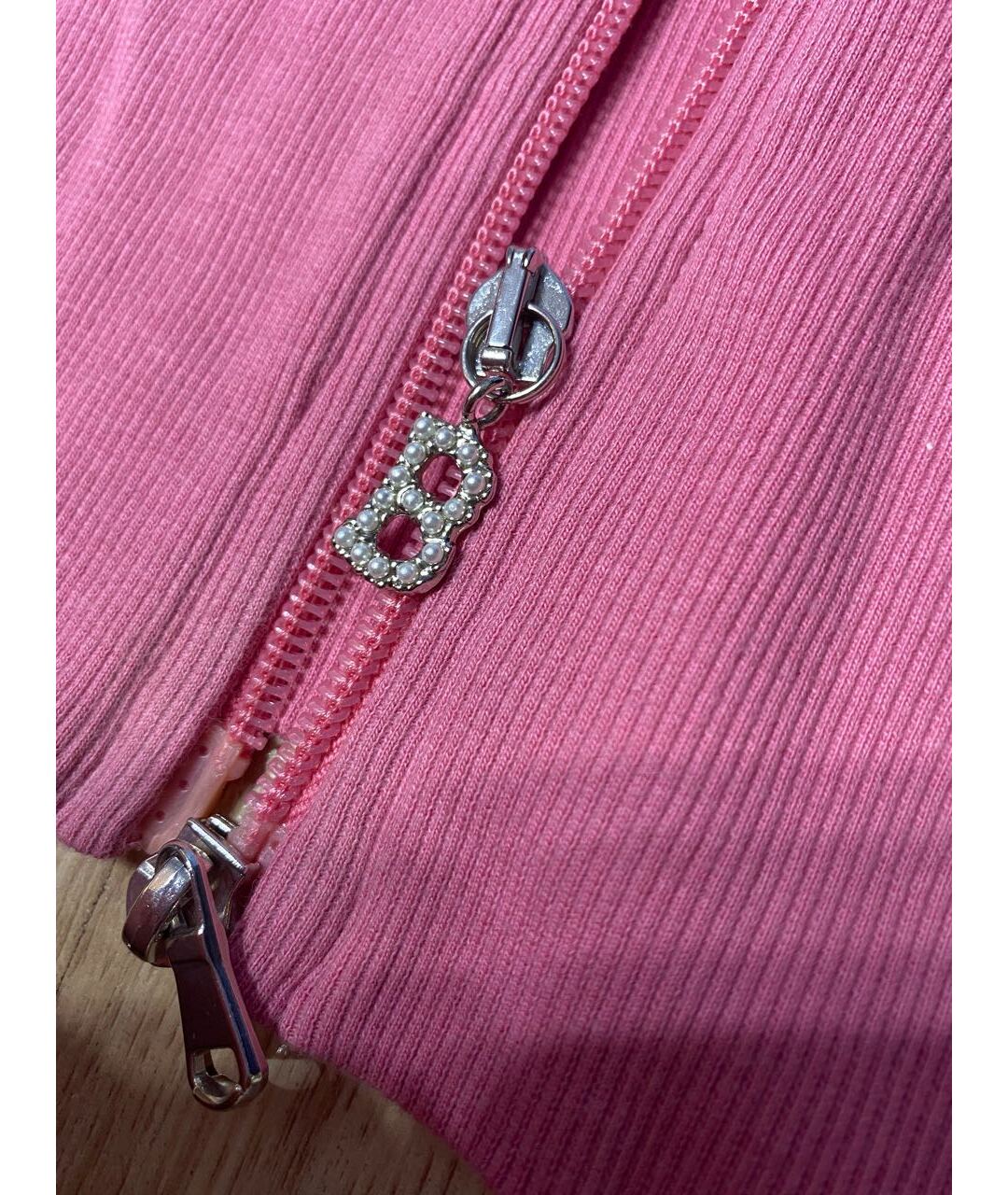 BLUMARINE Розовая хлопковая спортивная куртка, фото 6