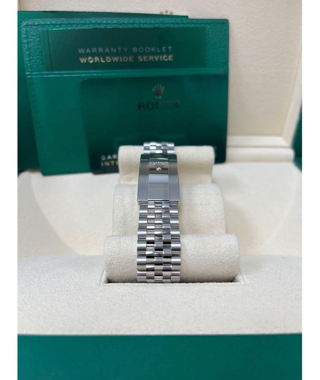 ROLEX Серебряные часы из золота и стали, фото 7