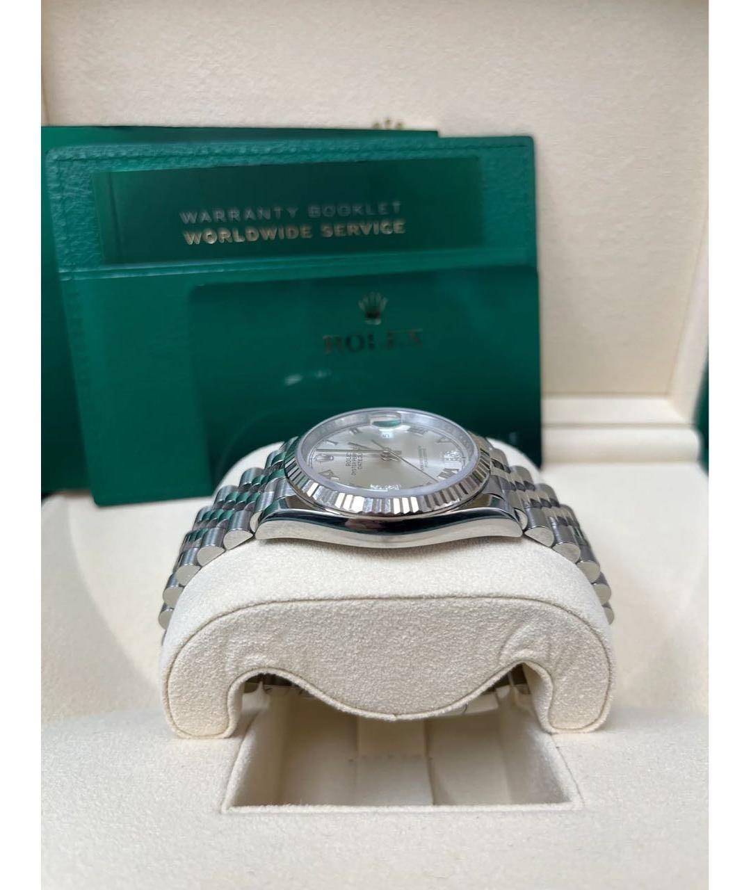 ROLEX Серебряные часы из золота и стали, фото 6