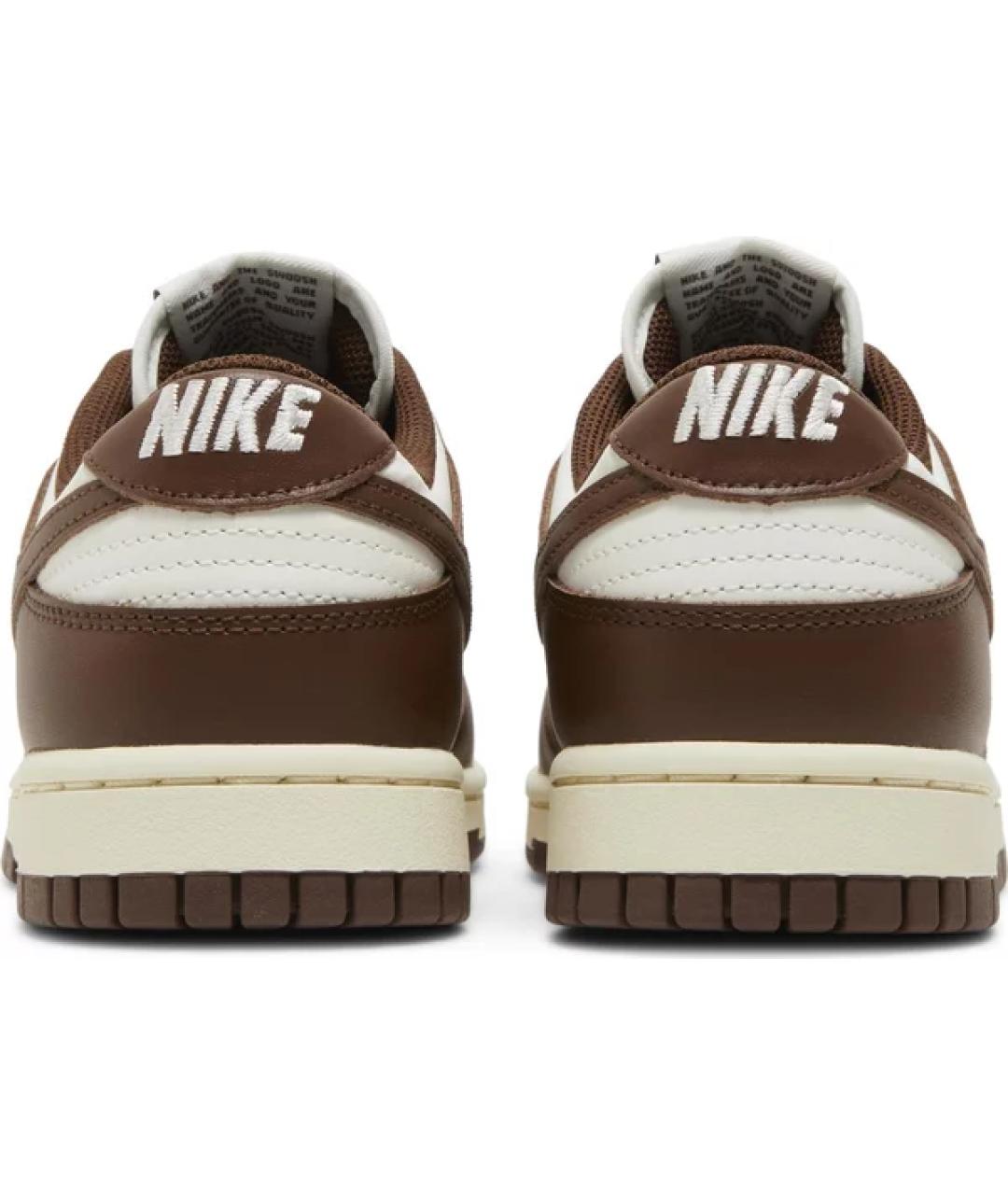 NIKE Коричневые кожаные кроссовки, фото 4