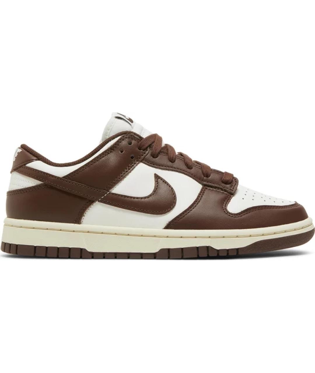 NIKE Коричневые кожаные кроссовки, фото 6