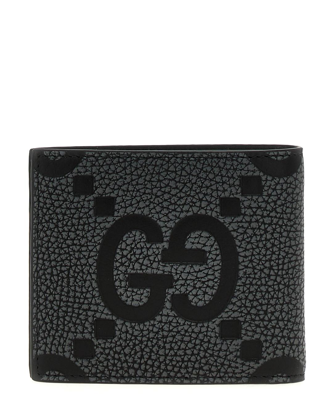 GUCCI Серый кожаный кошелек, фото 2