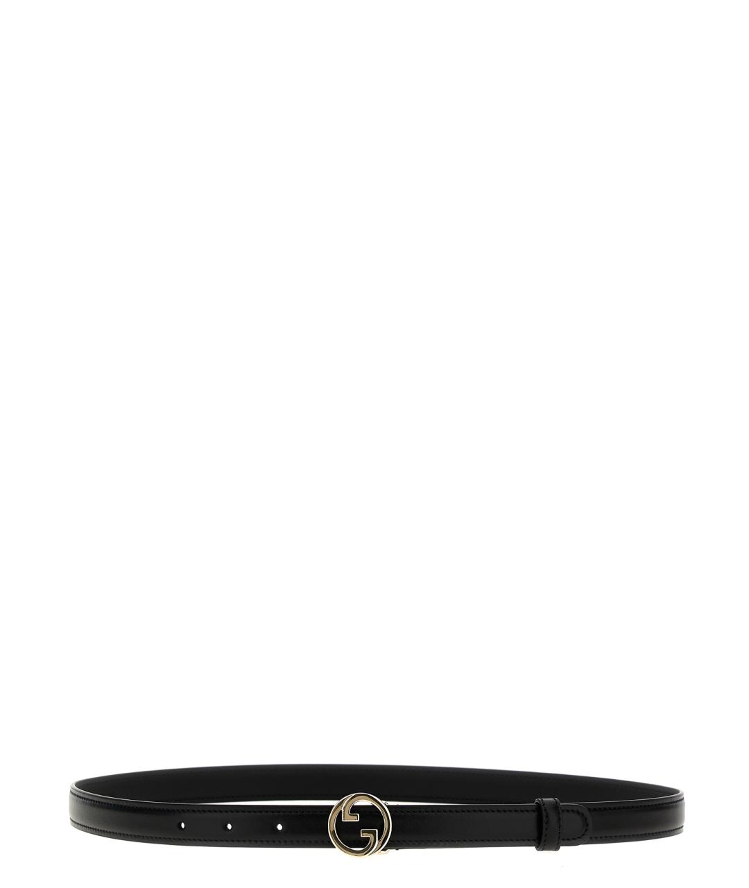 GUCCI Черный кожаный ремень, фото 1
