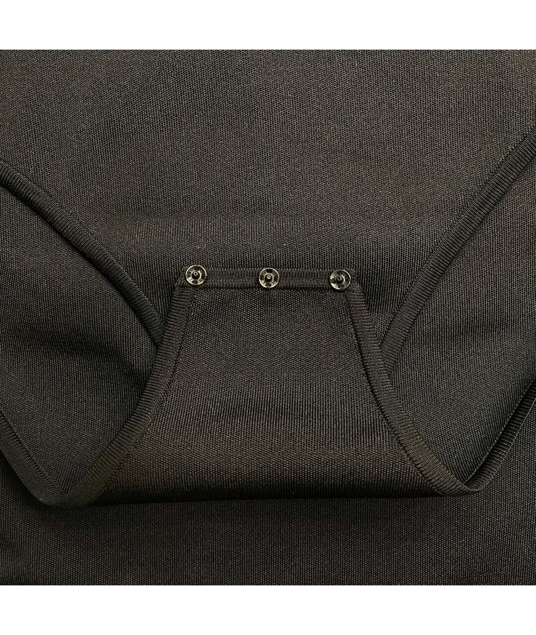HERMES Черное шелковое боди, фото 5