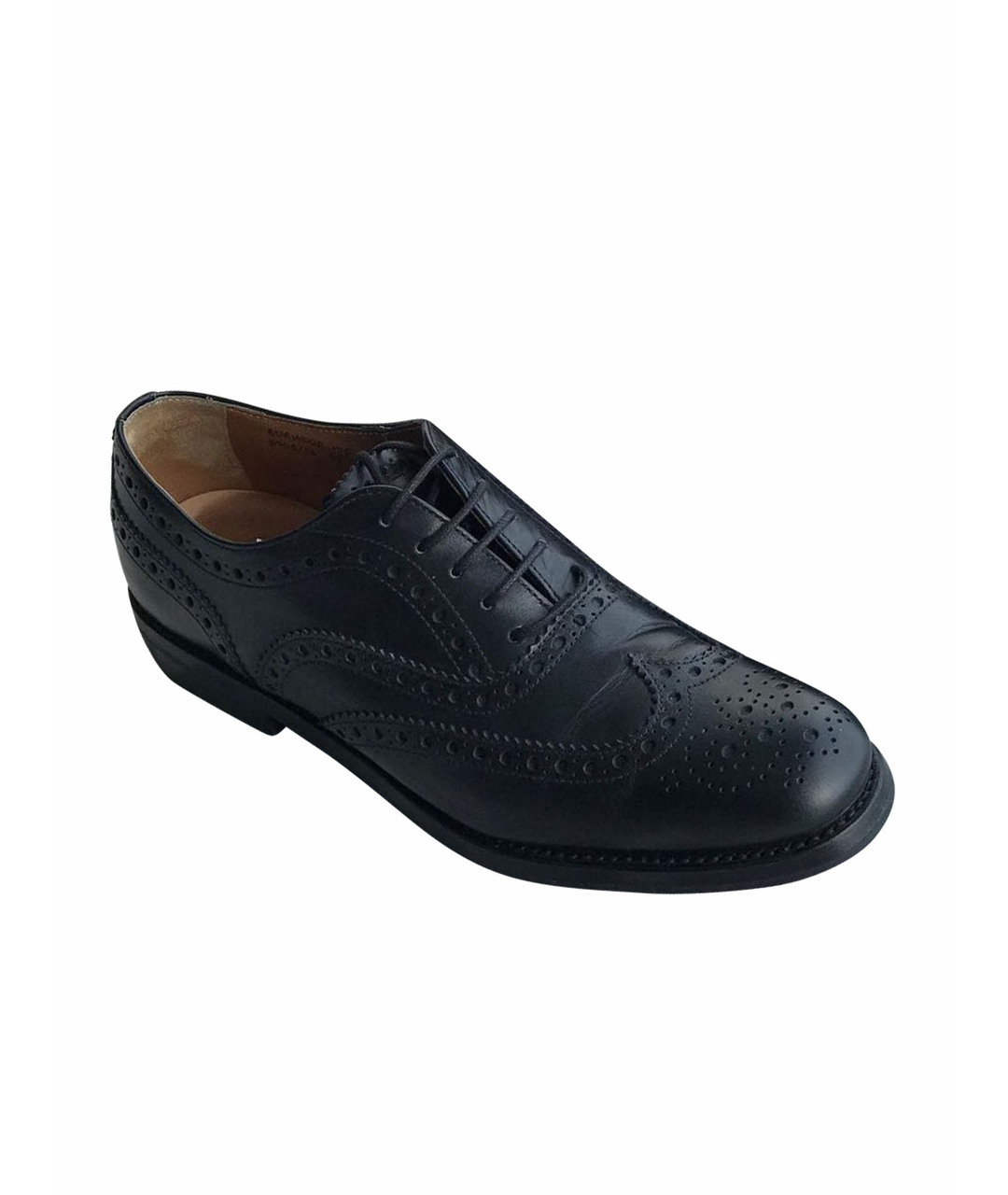 CHURCH'S Черные кожаные ботинки, фото 1