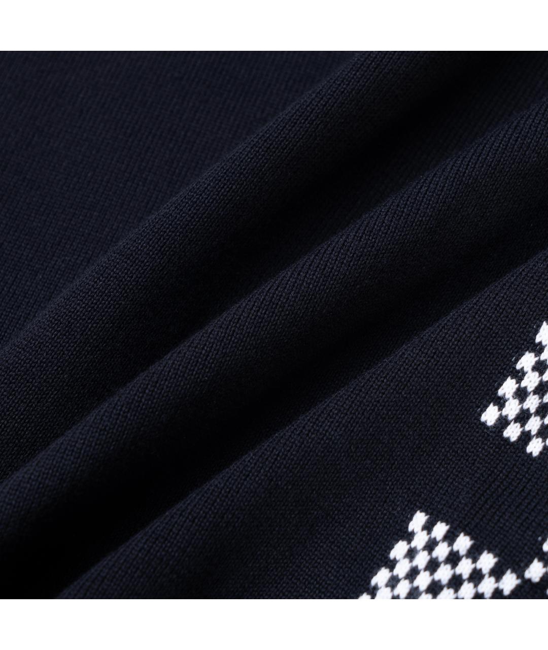 LOUIS VUITTON Черная хлопковая футболка, фото 5