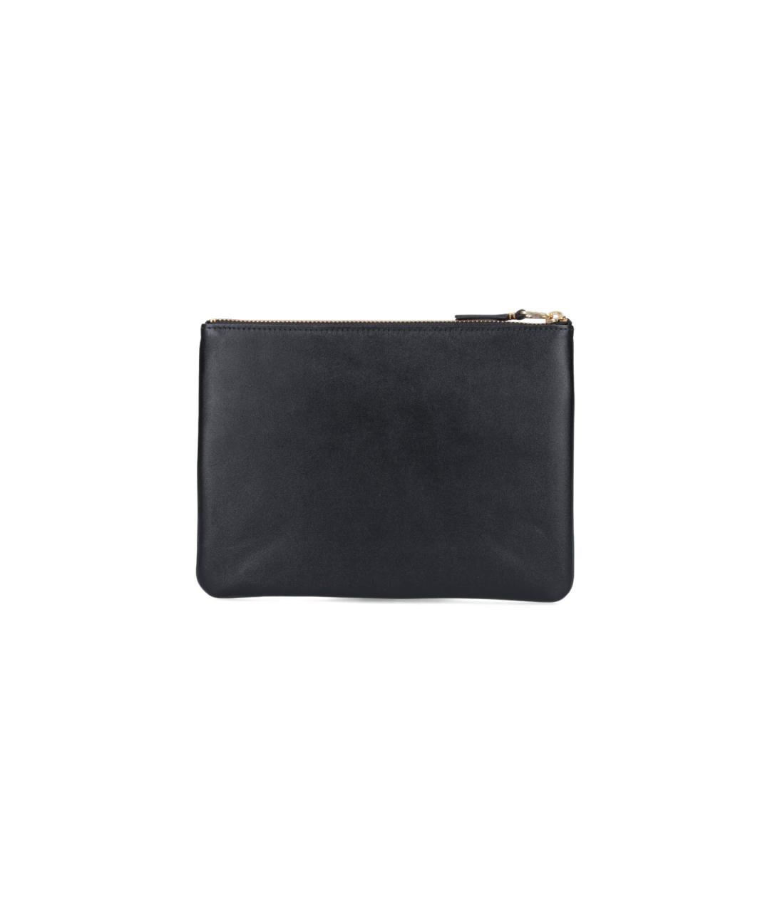 COMME DES GARÇONS Черный кожаный кошелек, фото 3