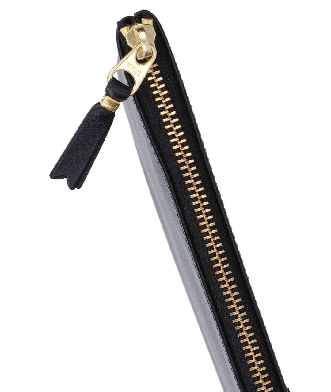 COMME DES GARÇONS Черный кожаный кошелек, фото 5