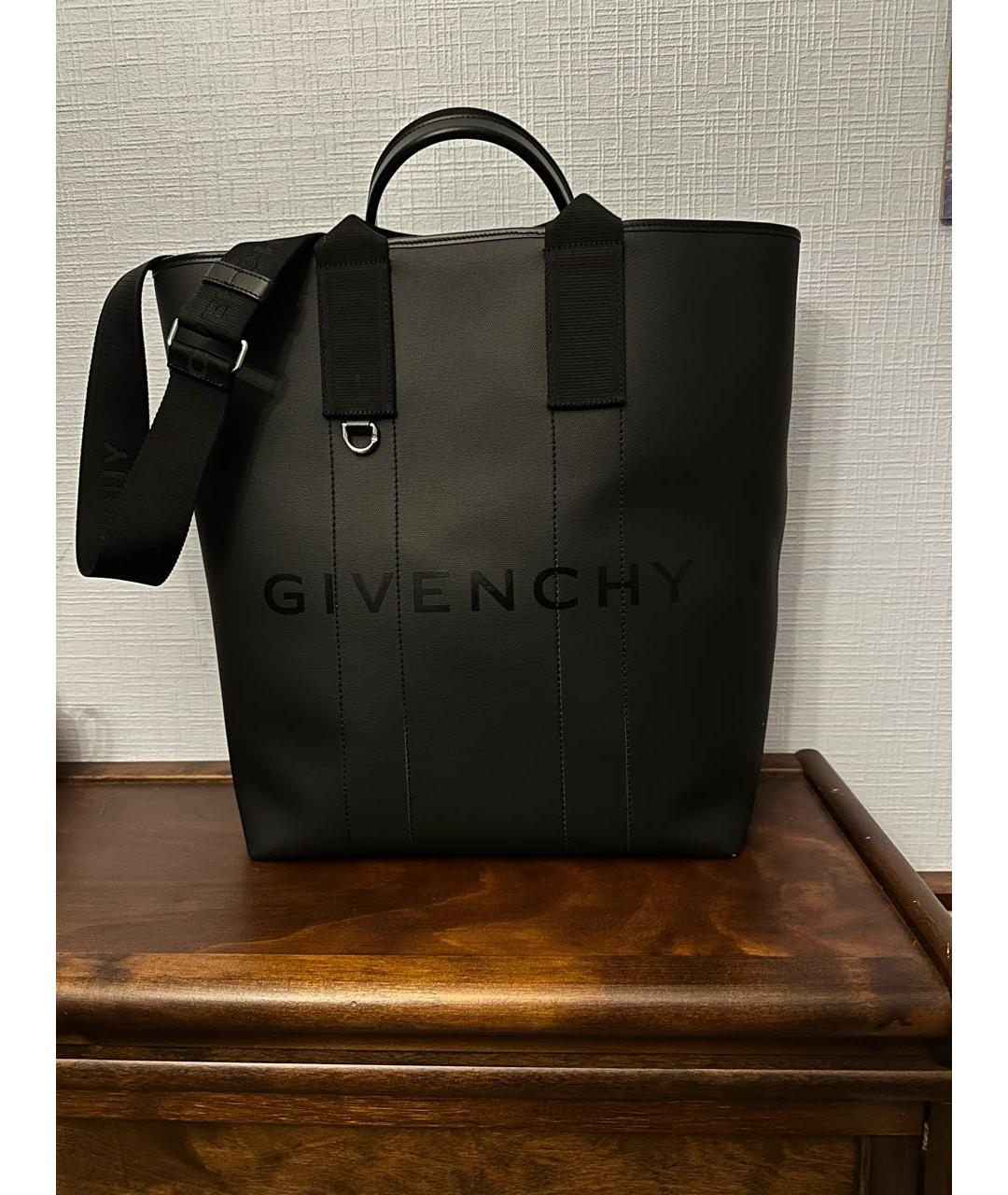 GIVENCHY Черная сумка тоут, фото 9