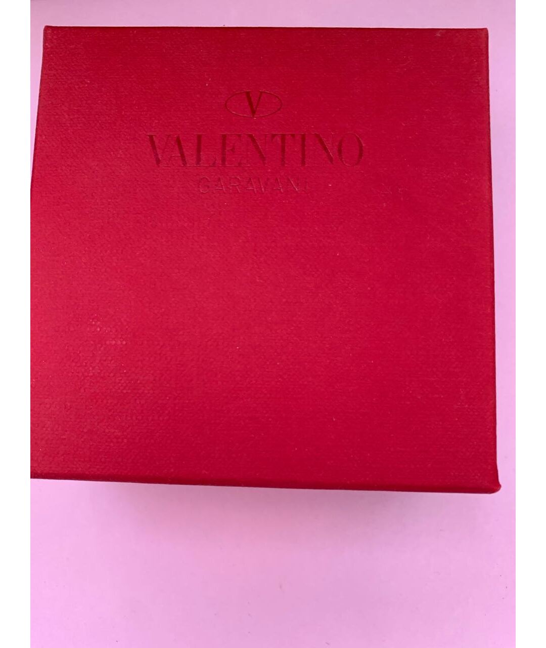 VALENTINO Красный кожаный браслет, фото 8