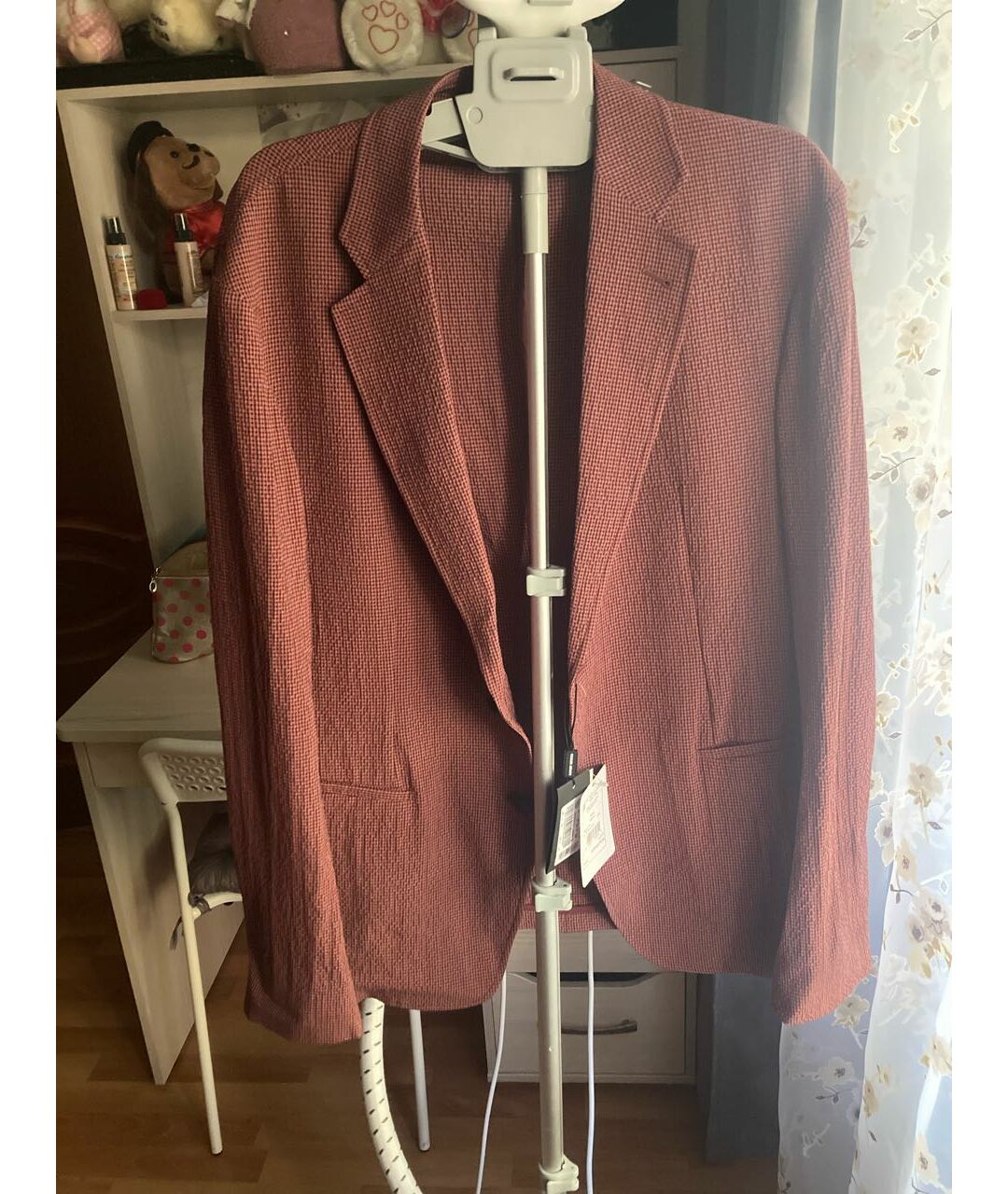 GIORGIO ARMANI Бордовый кашемировый пиджак, фото 5