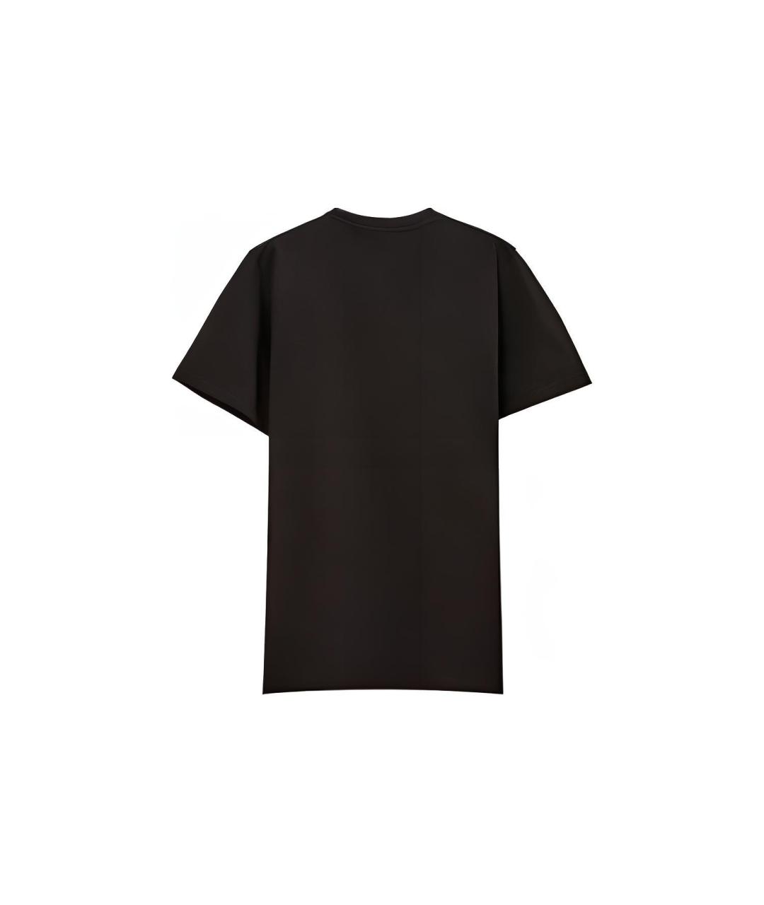 LOEWE Черная хлопковая футболка, фото 2
