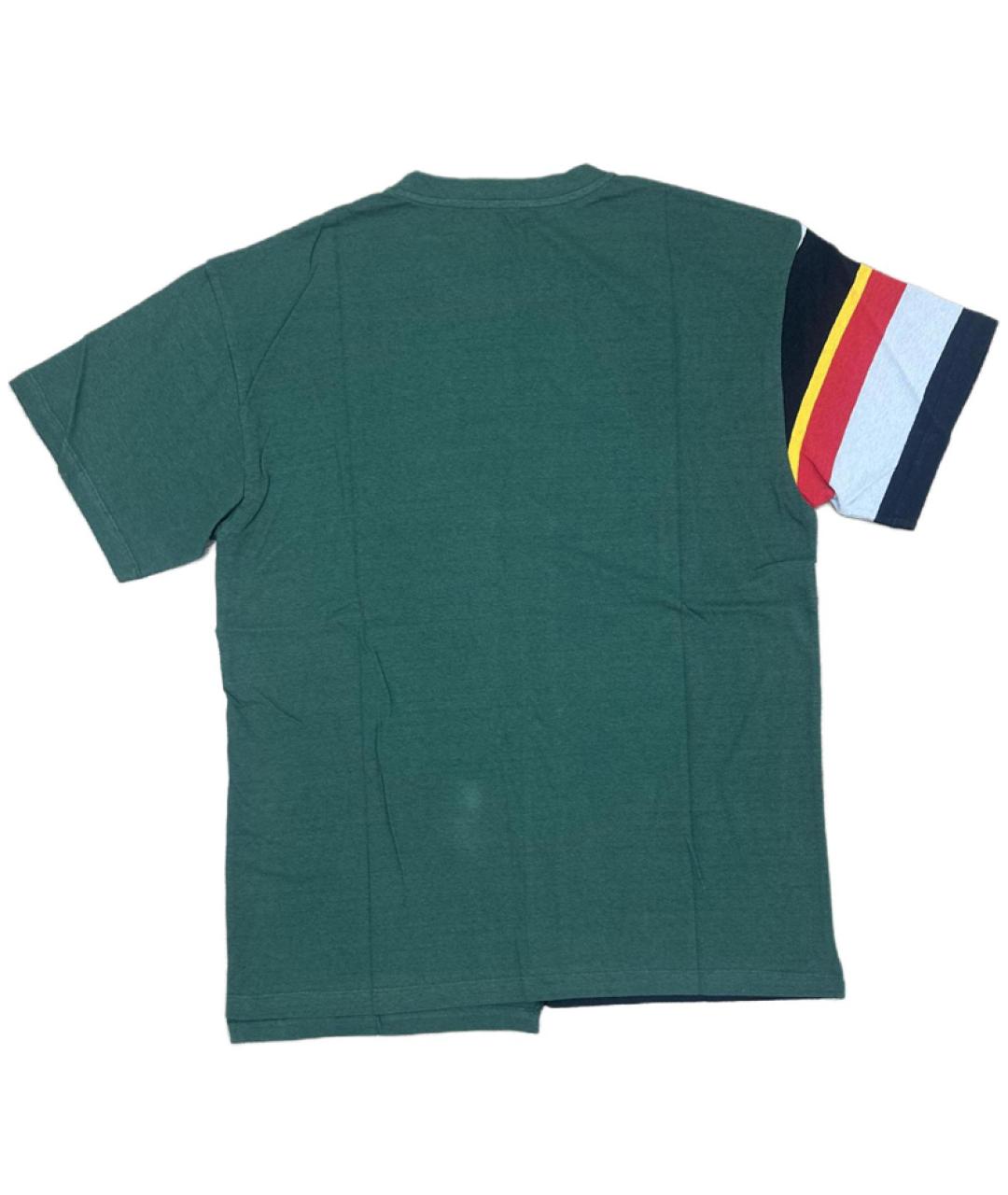 LOEWE Зеленая хлопковая футболка, фото 2