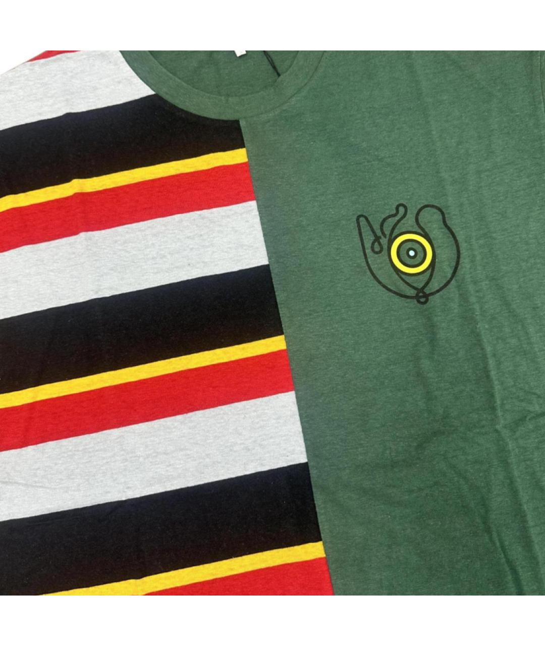 LOEWE Зеленая хлопковая футболка, фото 3