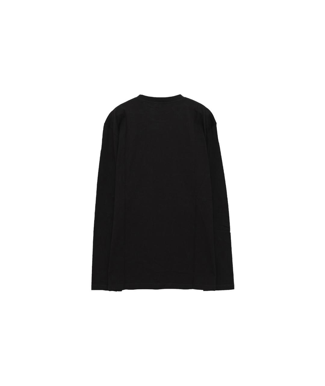 LOEWE Черная хлопковая футболка, фото 2