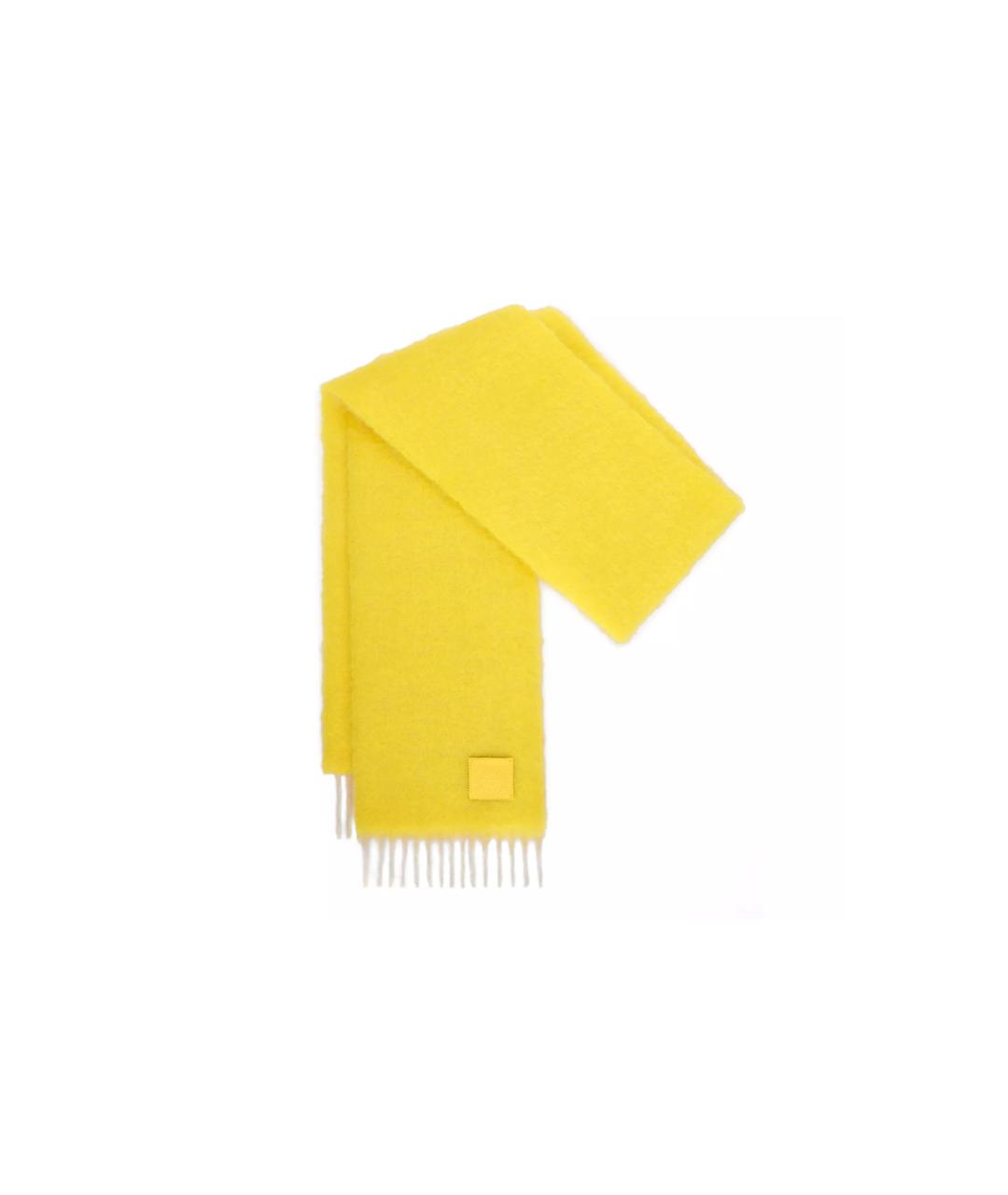 LOEWE Желтый шарф, фото 4
