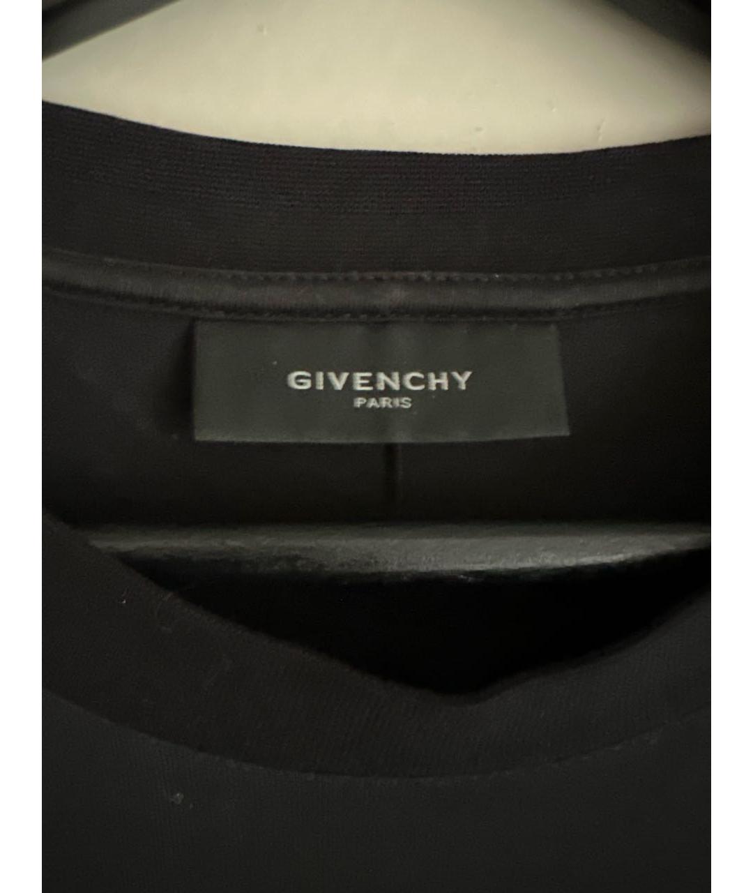 GIVENCHY Черная хлопковая футболка, фото 3